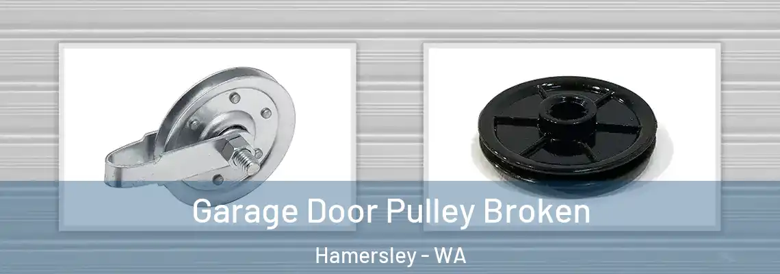 Garage Door Pulley Broken Hamersley - WA