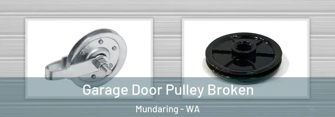  Garage Door Pulley Broken Mundaring - WA