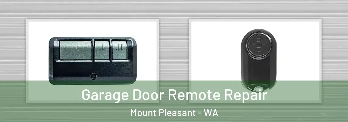  Garage Door Remote Repair Mount Pleasant - WA
