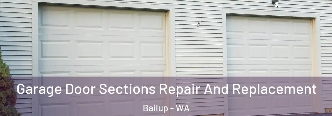  Garage Door Sections Repair And Replacement Bailup - WA
