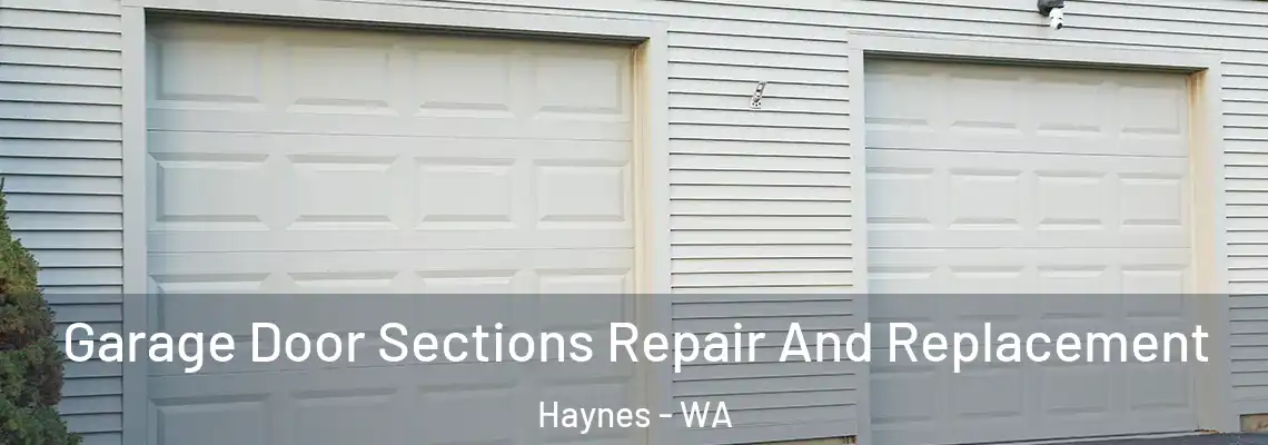  Garage Door Sections Repair And Replacement Haynes - WA