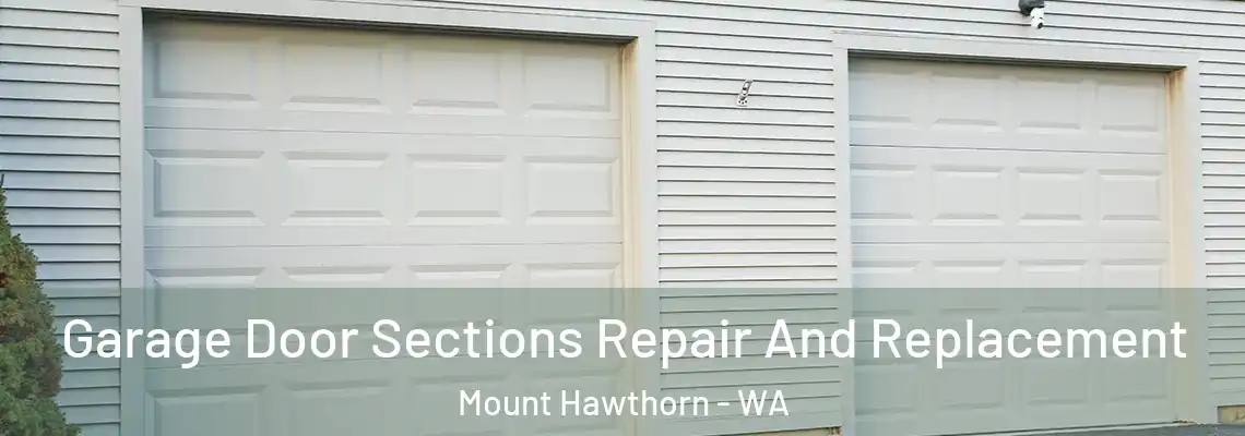  Garage Door Sections Repair And Replacement Mount Hawthorn - WA