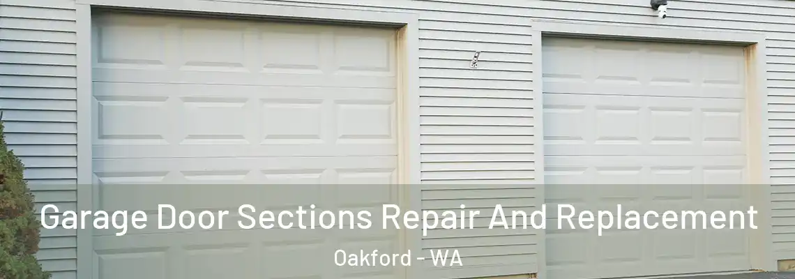 Garage Door Sections Repair And Replacement Oakford - WA