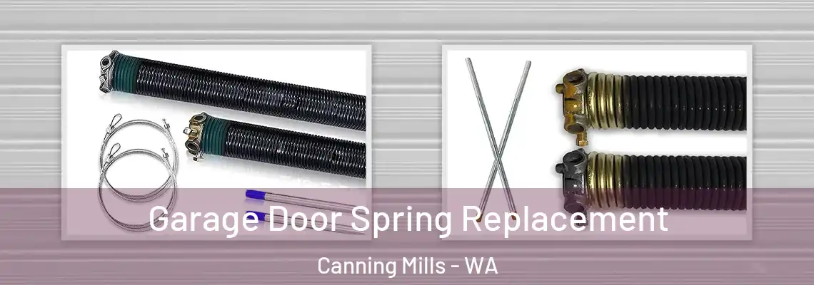  Garage Door Spring Replacement Canning Mills - WA