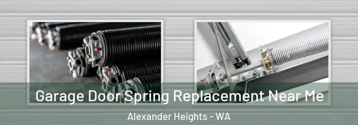  Garage Door Spring Replacement Near Me Alexander Heights - WA