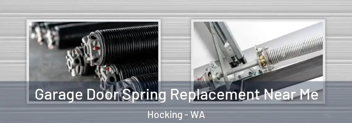  Garage Door Spring Replacement Near Me Hocking - WA