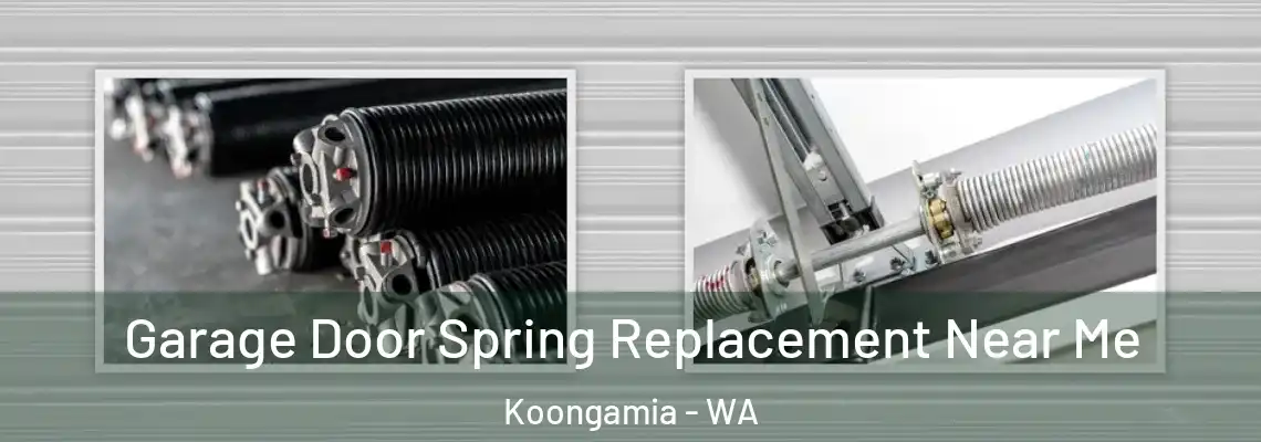  Garage Door Spring Replacement Near Me Koongamia - WA