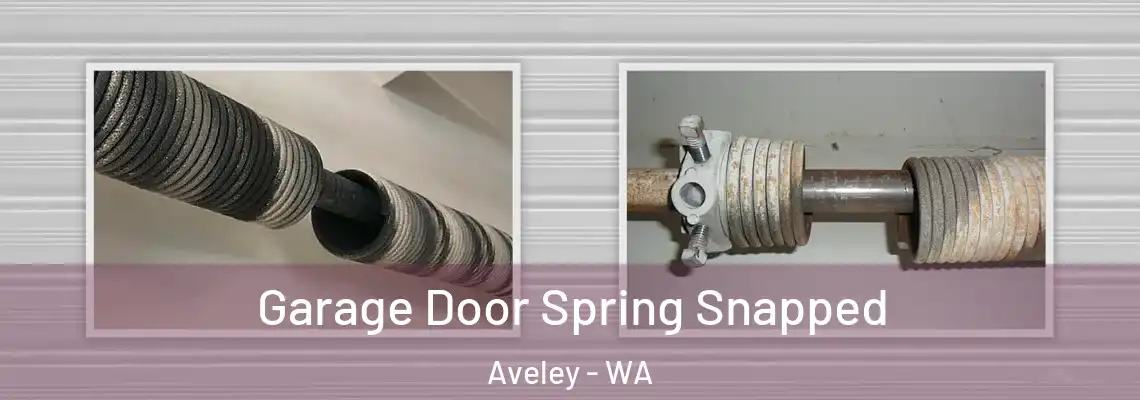  Garage Door Spring Snapped Aveley - WA