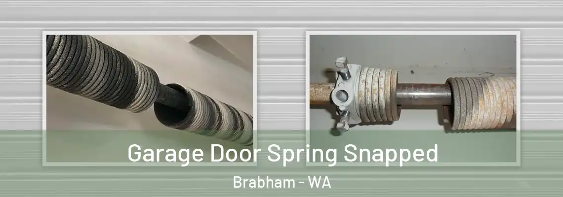  Garage Door Spring Snapped Brabham - WA