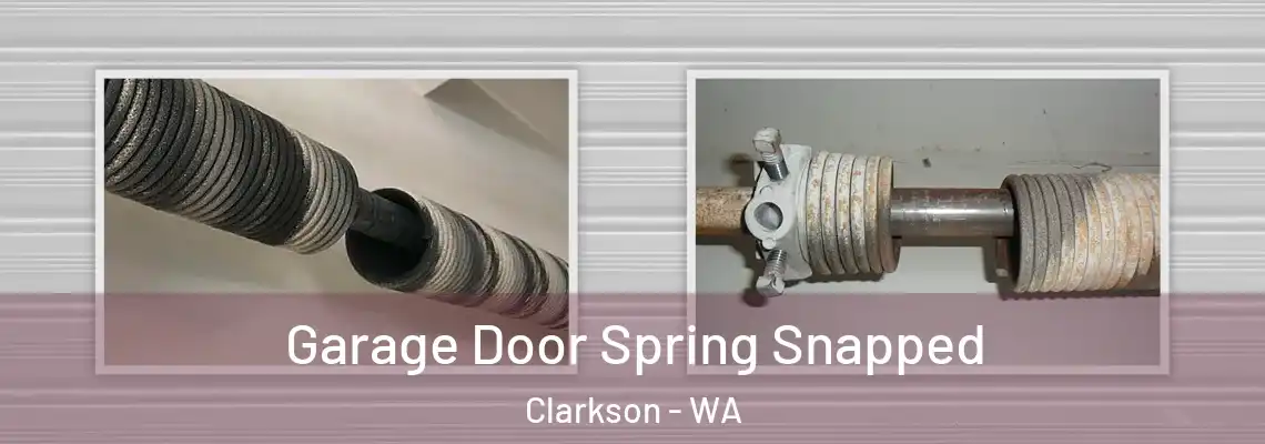  Garage Door Spring Snapped Clarkson - WA