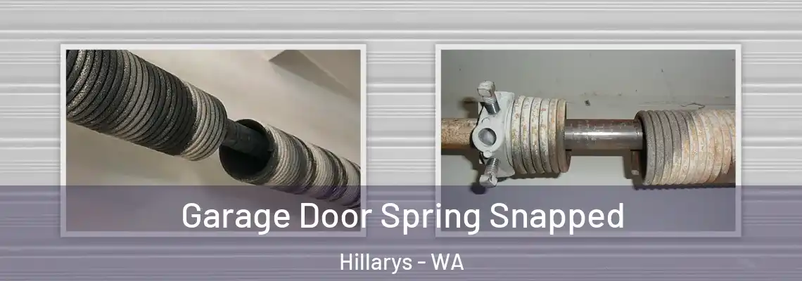  Garage Door Spring Snapped Hillarys - WA