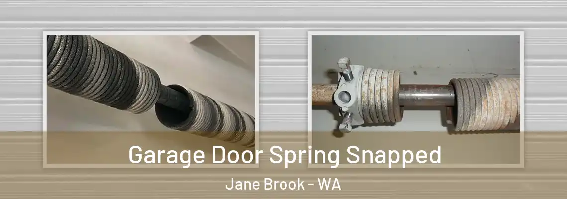  Garage Door Spring Snapped Jane Brook - WA