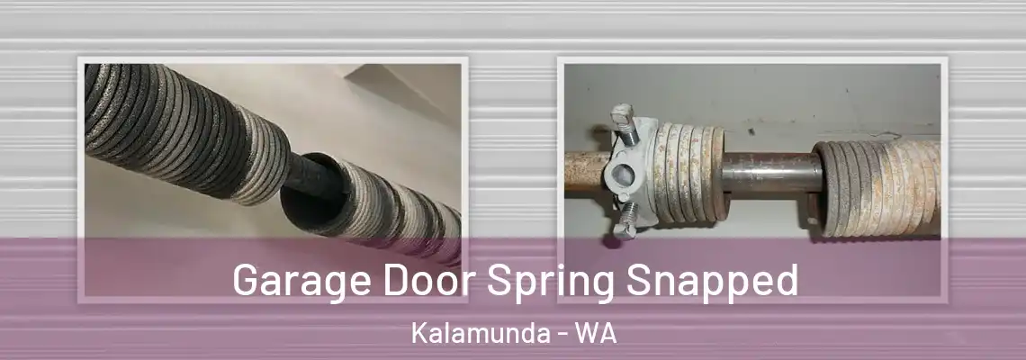  Garage Door Spring Snapped Kalamunda - WA