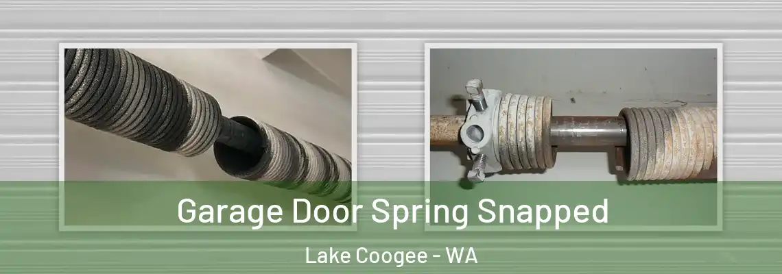  Garage Door Spring Snapped Lake Coogee - WA