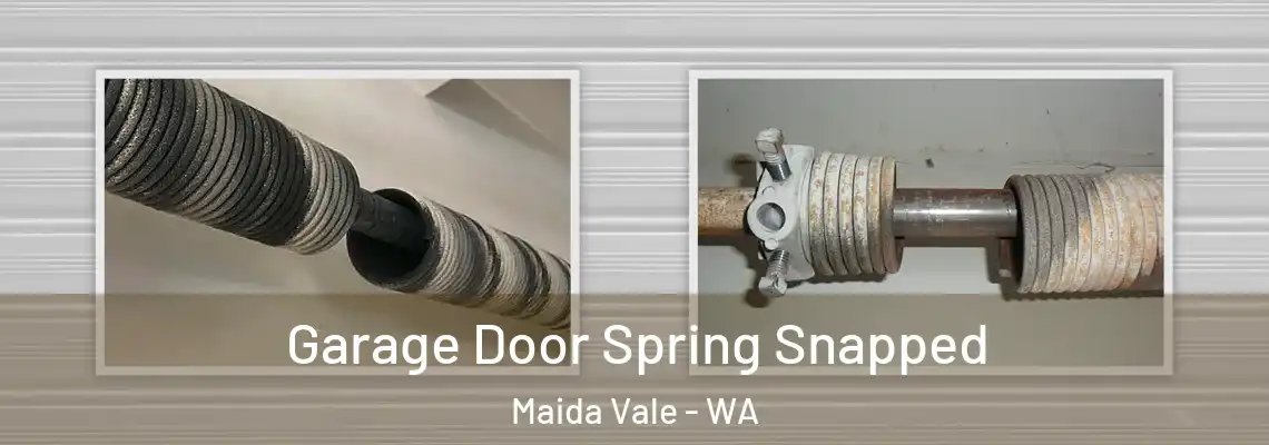  Garage Door Spring Snapped Maida Vale - WA