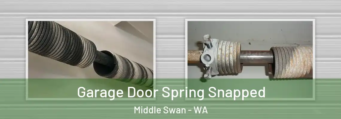 Garage Door Spring Snapped Middle Swan - WA