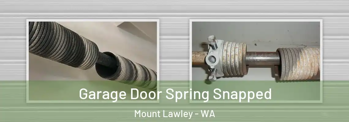  Garage Door Spring Snapped Mount Lawley - WA