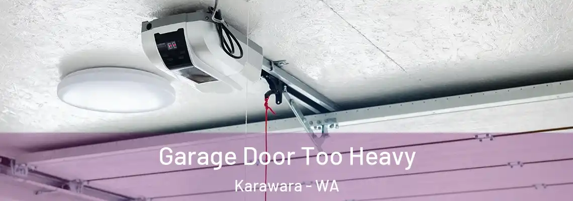  Garage Door Too Heavy Karawara - WA