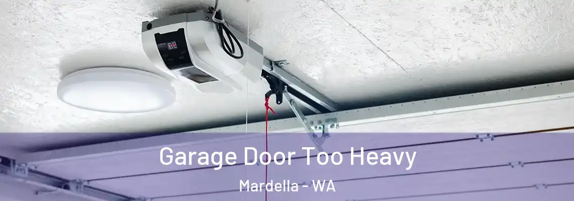  Garage Door Too Heavy Mardella - WA