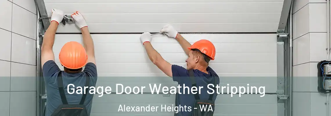  Garage Door Weather Stripping Alexander Heights - WA