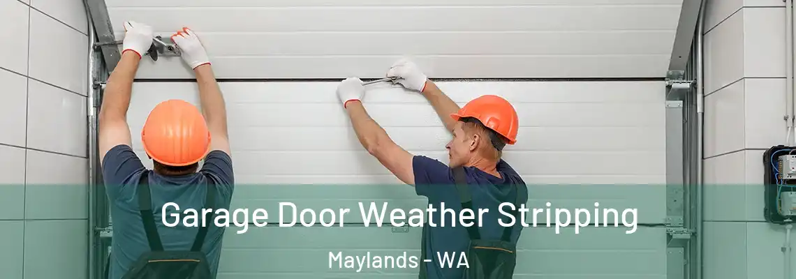 Garage Door Weather Stripping Maylands - WA