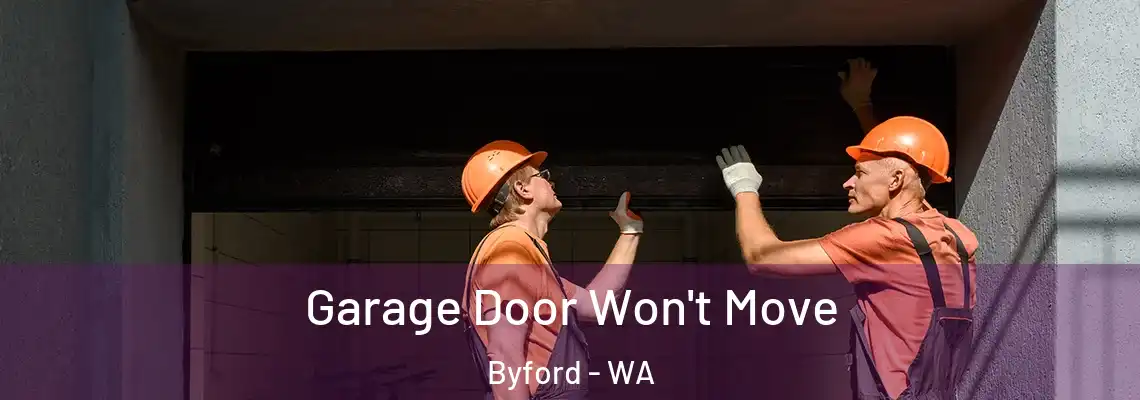  Garage Door Won't Move Byford - WA