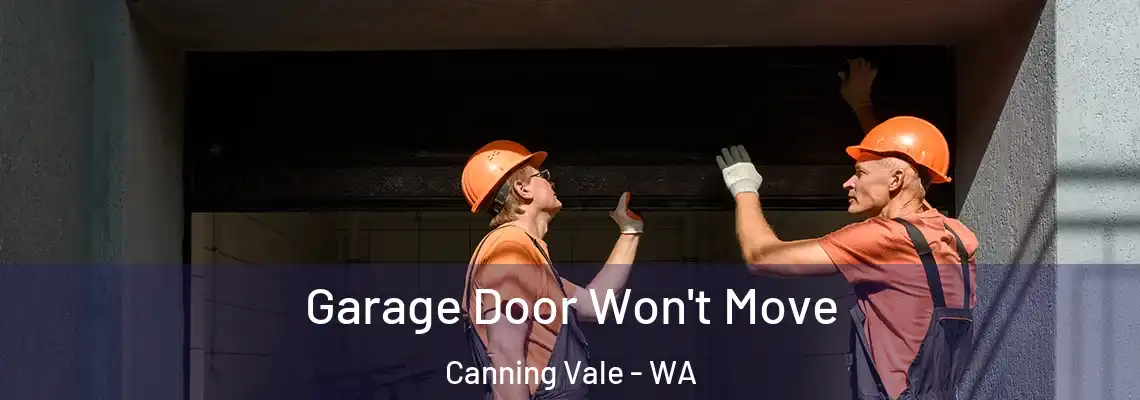  Garage Door Won't Move Canning Vale - WA