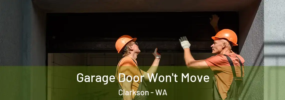  Garage Door Won't Move Clarkson - WA