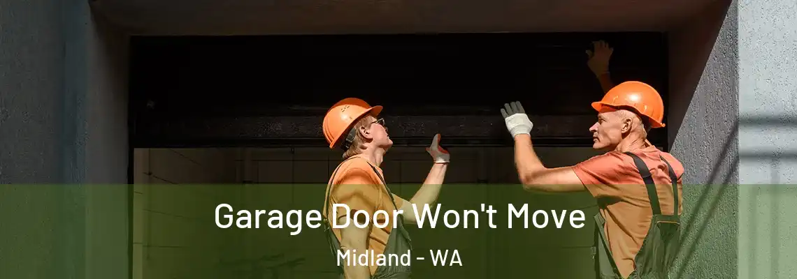  Garage Door Won't Move Midland - WA