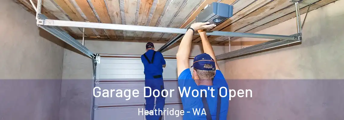  Garage Door Won't Open Heathridge - WA