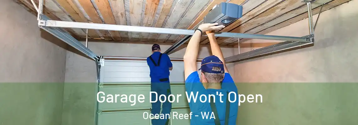  Garage Door Won't Open Ocean Reef - WA