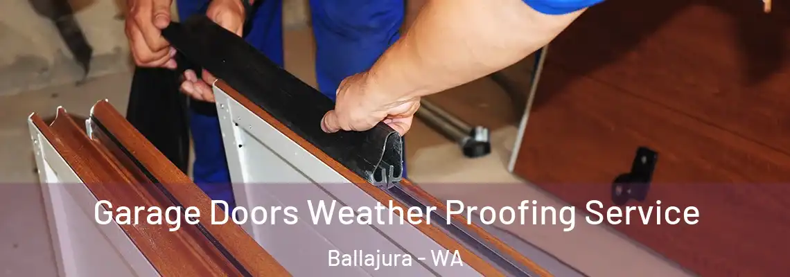  Garage Doors Weather Proofing Service Ballajura - WA