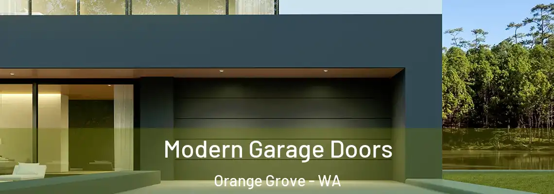  Modern Garage Doors Orange Grove - WA