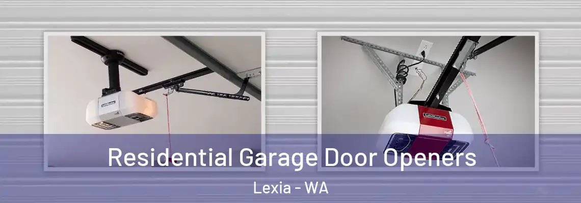  Residential Garage Door Openers Lexia - WA