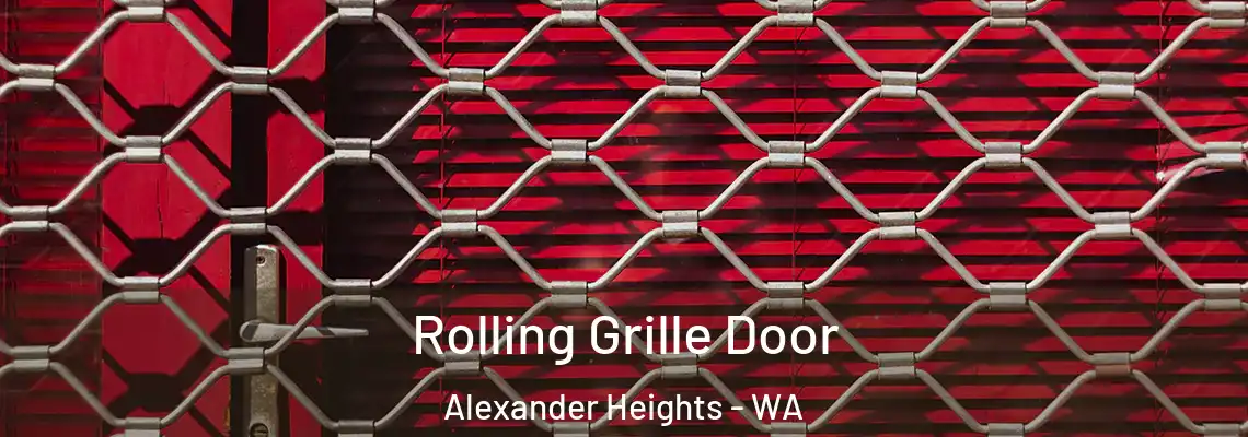  Rolling Grille Door Alexander Heights - WA