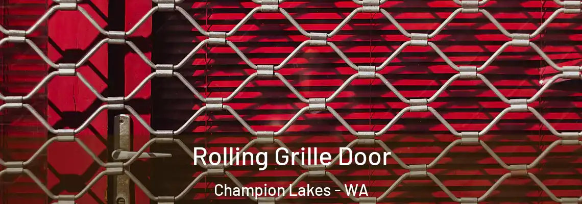  Rolling Grille Door Champion Lakes - WA
