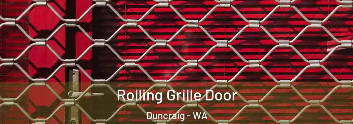  Rolling Grille Door Duncraig - WA