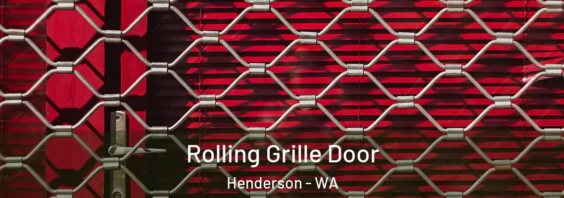  Rolling Grille Door Henderson - WA